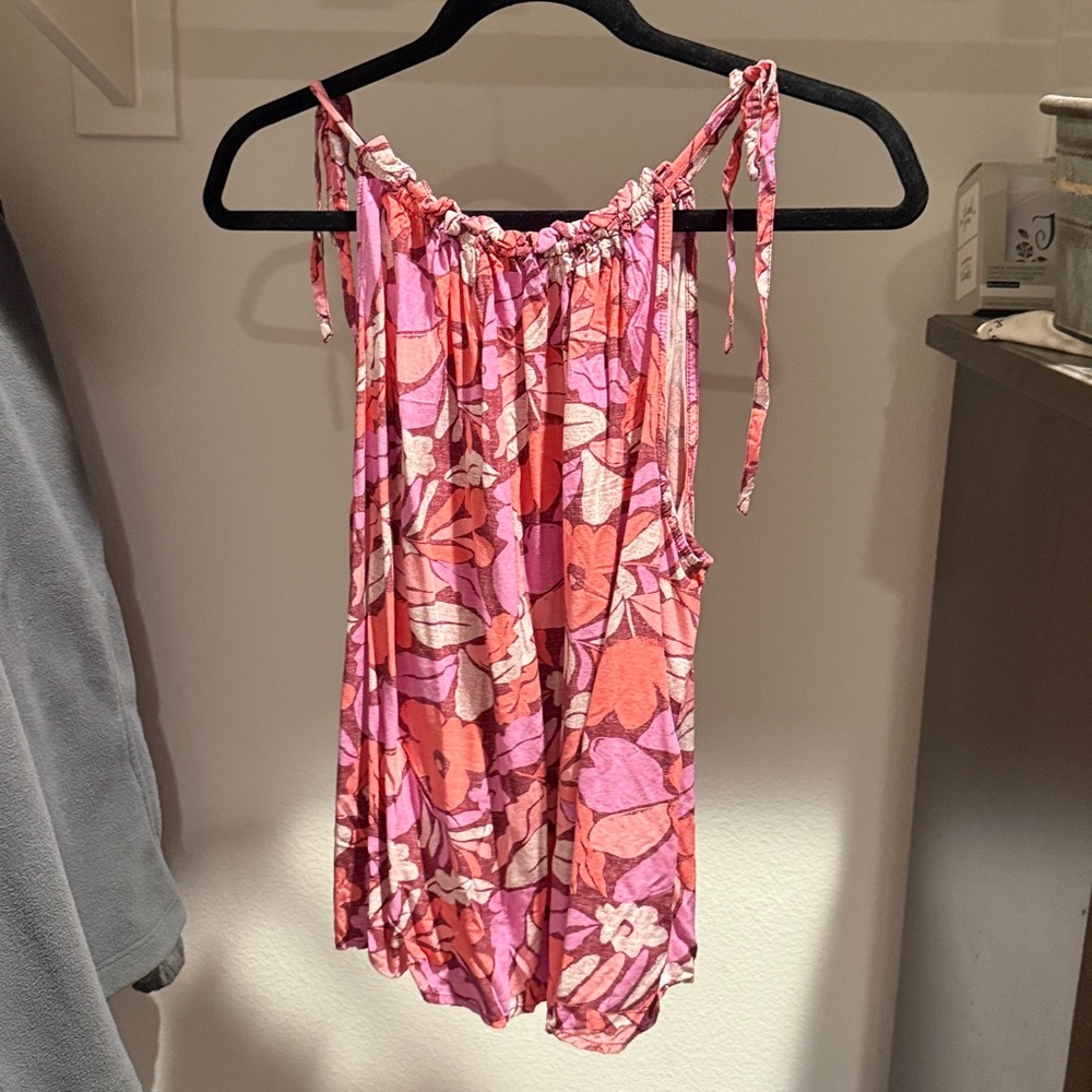 GAP Pink Floral Blouse